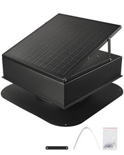 Vevor Solar Roof Attic Exhaust Fan 35w With Smart Thermostat Brushless Dc Motor Vevor Solar Roof Attic Exhaust Fan 35w With Smart Thermostat Brushless Dc Motor