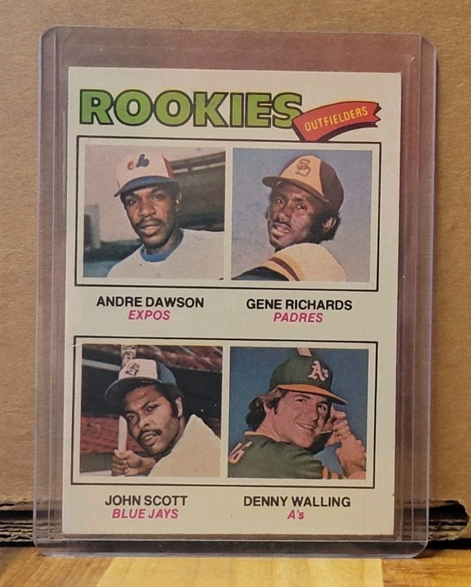 Andre Dawson/Richards/Scott/Walling 1977 Topps - 1977 Rookie Outfielders *RC*EX*