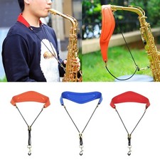 Sassofono Cinghia di Spalla per Alto/Tenor Saxophone con Regolabile Fibbia Della