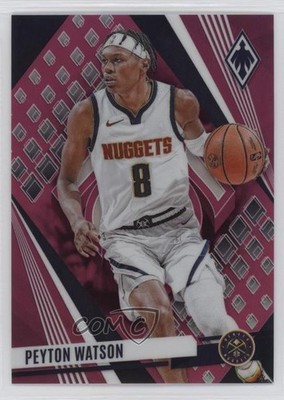 2023-24 Panini Phoenix Pink 54/175 Peyton Watson #50 0ud4