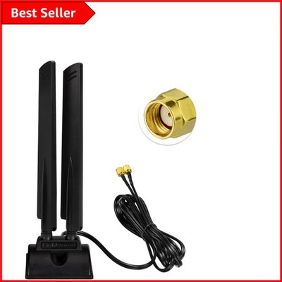 Omnidirektionale Tri-Band WiFi 6E Antenne für Desktop PC - schnell & zuverlässig