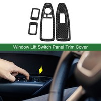 Fensterheber-Schalterblende FüR Bmw X1 2016-2022 Carbonfaser Schwarz