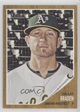 2011 Topps Heritage Dallas Braden #145 9h3