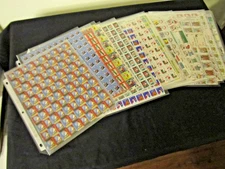U.S. CHRISTMAS SEALS 42 FULL SHEETS AMERICAN LUNG ASSOCIATION 1943-2000