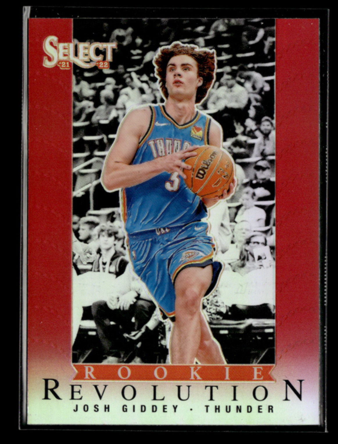 Josh Giddey 2021-22 Panini Select Basketball Red Rookie Revolution [jm91