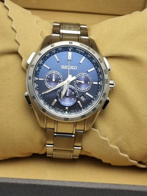 Montre Seiko Brightz Homme - Solaire Radio-Pilotée, Classique & Élégante