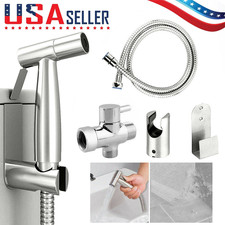 Handheld Toilet Bidet Sprayer Set Stainless-Steel Hand Bidet Faucet for Bathroom