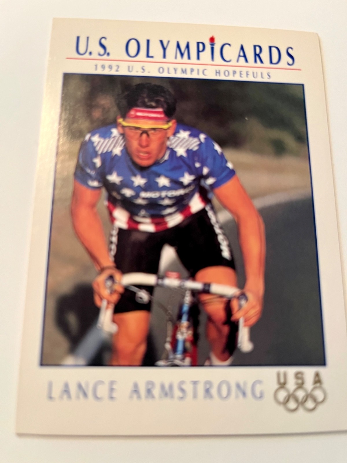 1992 Impel U.S. Olympicards - Lance Armstrong #31