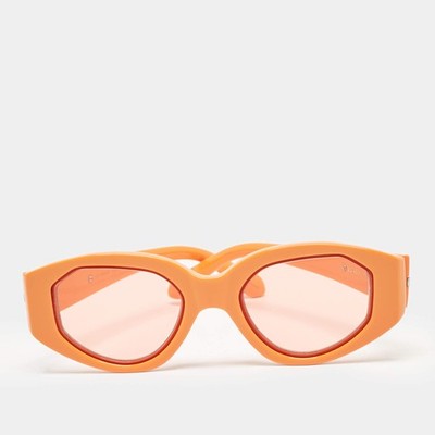 Karen Walker Orange Castaway Cat Eye Sunglasses