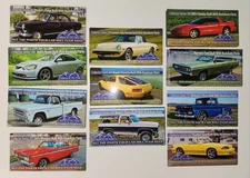 LOT OF 11  ROCK AUTO MAGNET COLLECTOR SERIES MAGNETS 