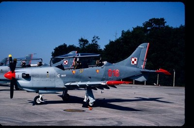BH100 ORIGINAL K64 AIRCRAFT SLIDE: Polish Air Force PZL-130 Orlik 016