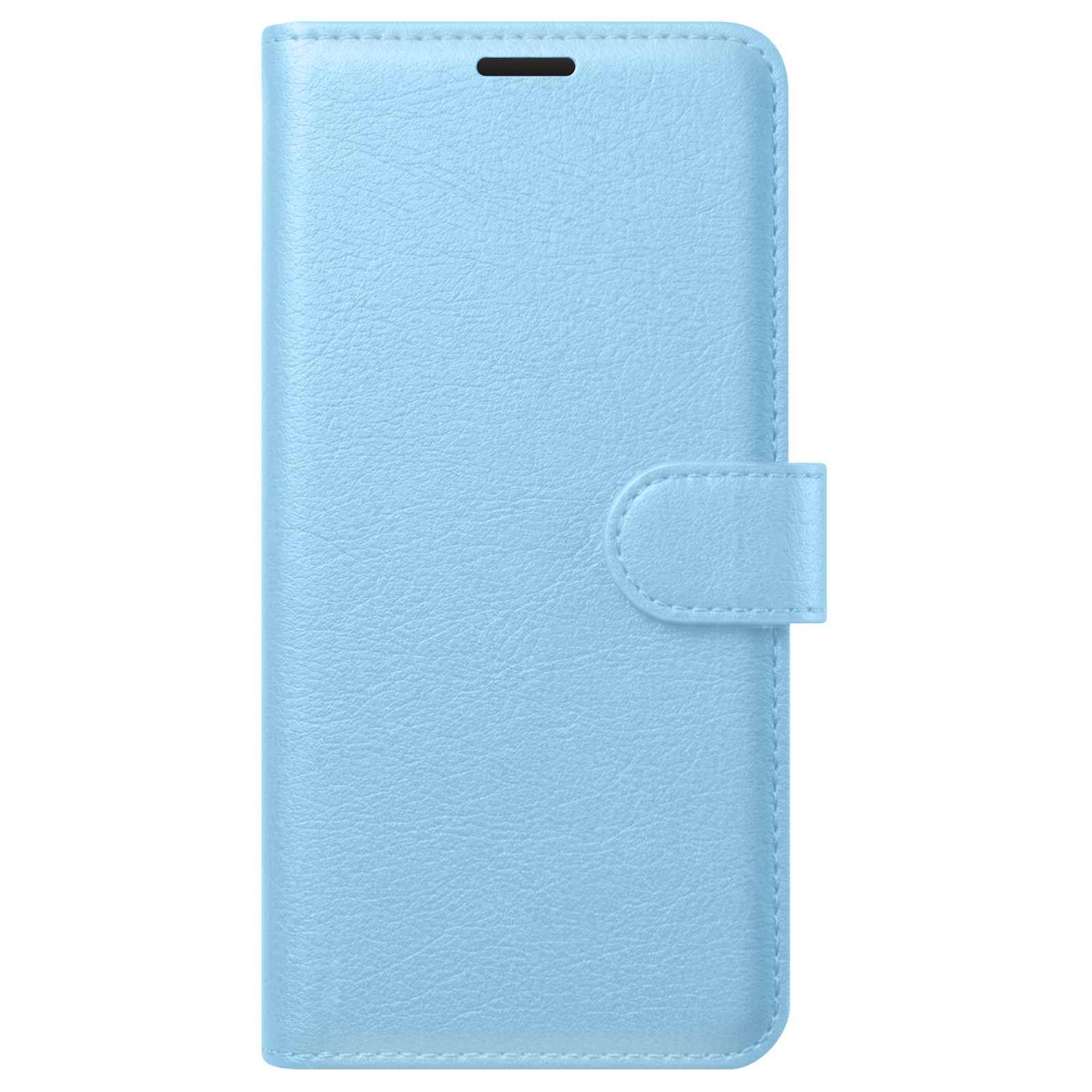 Coque iPhone 6 avec support Tab et rangements de cartes Zanaé rabat aimanté bleu clair