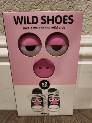 *NEW* DOIY Design Wild Shoes - Shoe Decoration Accessory - Pink Pig