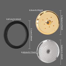 .Coffee Machine Shower Screen Holder Gasket Set Fit For NUOVA Coffee Machine