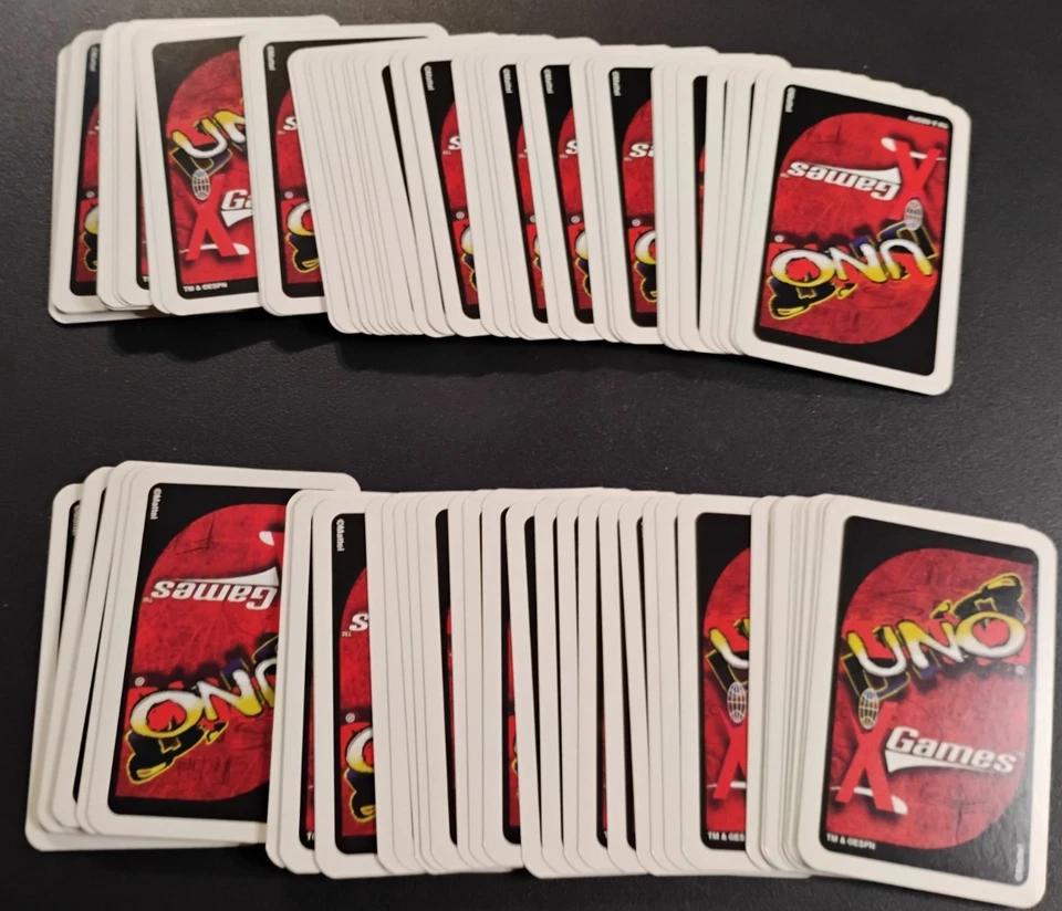 VTG 1999 Uno X Games Collectible Cards Games ESPN XGames Mattel Complete in Box - Image 3 of 4