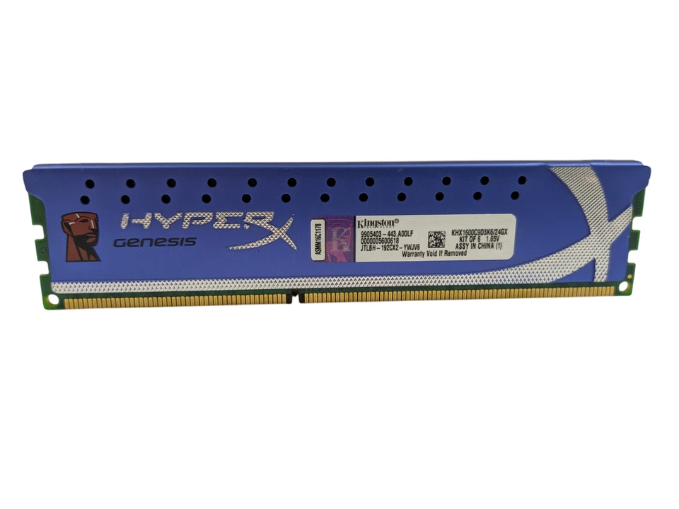 Kingston HyperX Genesis 4GB DDR3 1600Mhz Desktop RAM KHX1600C9D3K6/24GX - Image 2 of 4