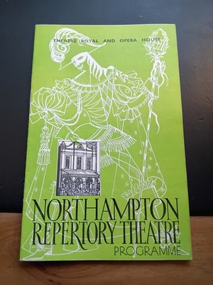 Northampton Repertory Theater Programm Wurzeln Arnold Wesker Mai 1961 Vintage