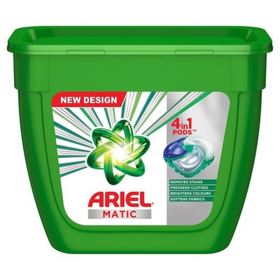 Ariel Matic 4-in-1 Laundry Detergent PODs, 32 Wash Loads Pack