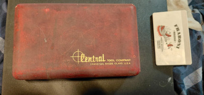 Central Dial Indicator Gauge Set w/ Attachments in Storage Case
