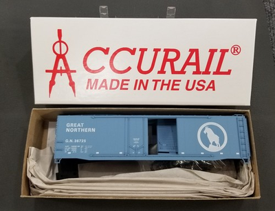 #ad #ad Accurail HO #5316 Great Northern 50#x27; Combo Door Boxcar #GN 36725 Unassembled Kit $15.95