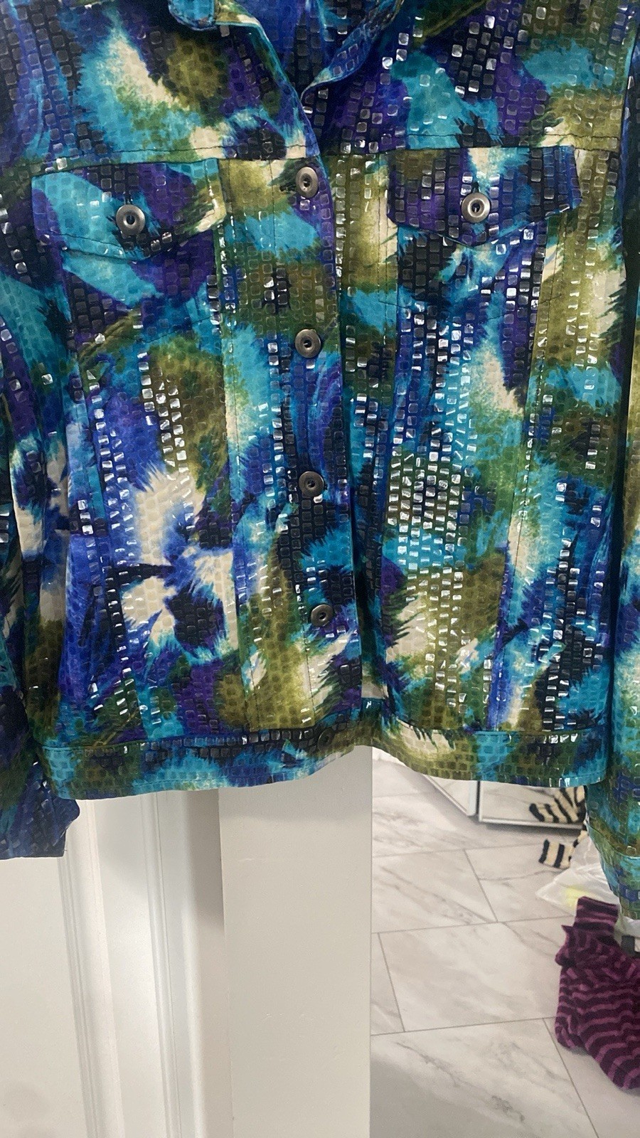 Notations Jacket Women's Size small  Multicolor S… - image 4