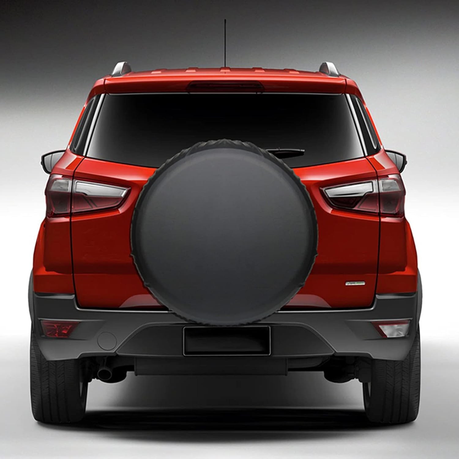 15" DIY Spare Tire Cover Trailer Wheel & Tyre Protector Against Sun & Rain Black