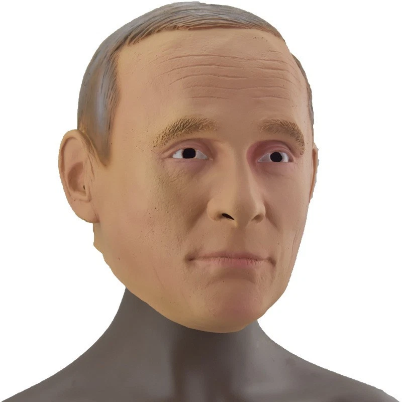 Celebrity Putin Mask Party Cosplay Halloween Funny Latex Mask - Image 3 of 4