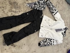 BURTON WOMEN'S LUCKY DRYRIDE Snowboard Pant Black Ski XS Cargo pant