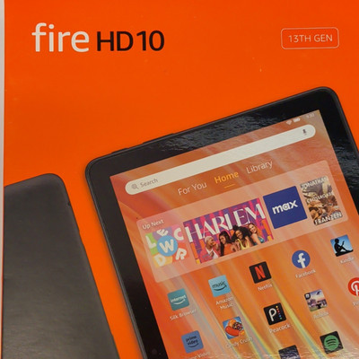 Amazon Fire HD 10 (13th Gen) 10in Tablet, 32GB Storage, Black, Wi Fi