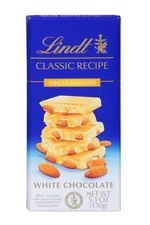 🟢 New Lindt Classic Recipe Whole Almonds White Chocolate Pieces 5.3oz (1-Bar)