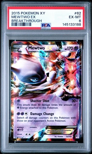 Mewtwo-EX graded PSA 6 for sale on eBay