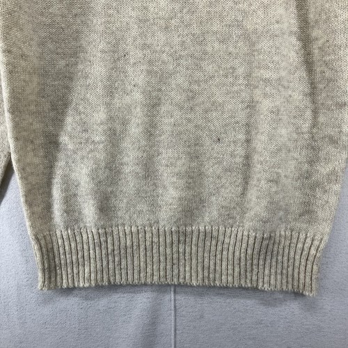 Vintage Sears Rehbock Pullover Herren Medium Beige Wollmischung Natur Neutral Dünn - Bild 7 von 15