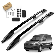 For Nissan Kubistar (F1) Short 2003-2009 Roof Bars Painted Black