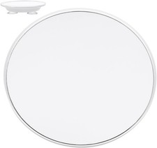 Suct Cup Magnifying Mirror White, 7X, Bathroom Travel Makeup