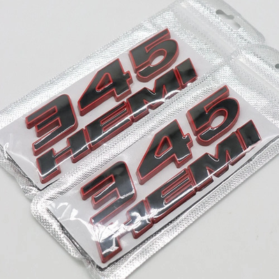 #ad 2PCS Fit For 345 Badge Red Black Outline M E M I Emblem Stickers Accessories $24.35