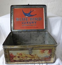 VINTAGE BLUE BIRD LUXURY ASSORTMENT SWEET TIN