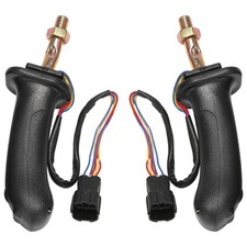 2X(2Pcs L+R 3 Buttons Excavator Joystick Assy Handle Gears for Daewoo1264