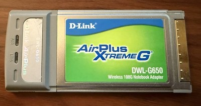 D-Link AirPlus Extreme DWL G650+Wireless Network PCMCIA PC Card