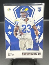 Cam Akers 2020 Panini Rookies and Stars Rookie Card RC #112 Los Angeles Rams. rookie card picture