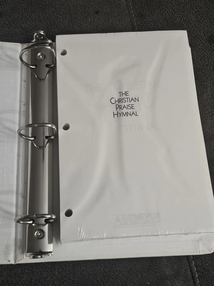 The Christian Praise Hymnal Binder New Sealed Worship Songbook Genevox Music  Foto 4 de 4