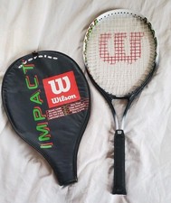 Wilson Impact Vintage Lightweight Alloy Oversize Head Tennis Racquet 27.5" Long