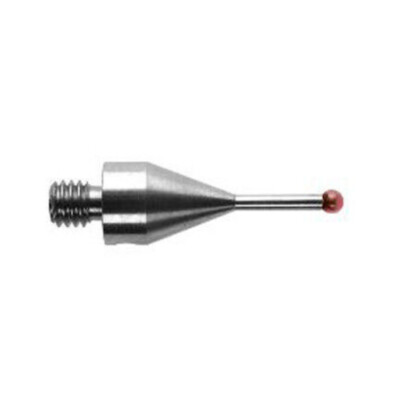 CMM Styli M4 Thread Handle 2mm Ruby Ball Stainless Steel Rod L19mm A-5000-7547