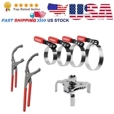 Oil Filter Wrench Set,Oil Filter Removal Tool 2-3/4"-5-1/4", 9" 12" Filter Plier