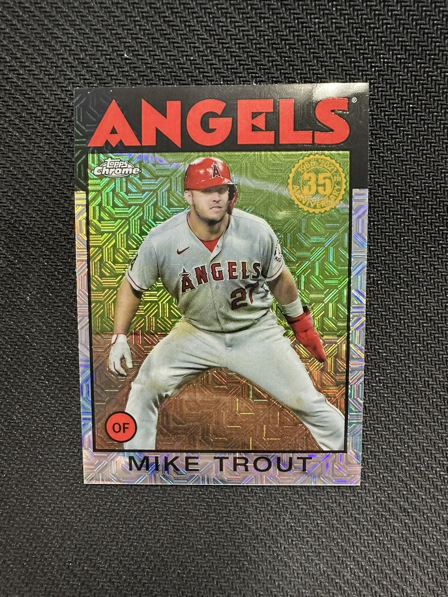 2021 TOPPS '86 TOPPS SILVER PACK CHROME #86TC92 MIKE TROUT *MLB