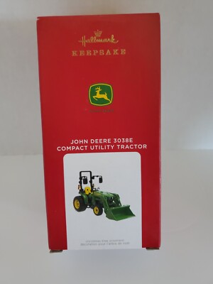 2021 Hallmark Keepsake John Deere 3038E Compact Utility Tractor Ornament NEW