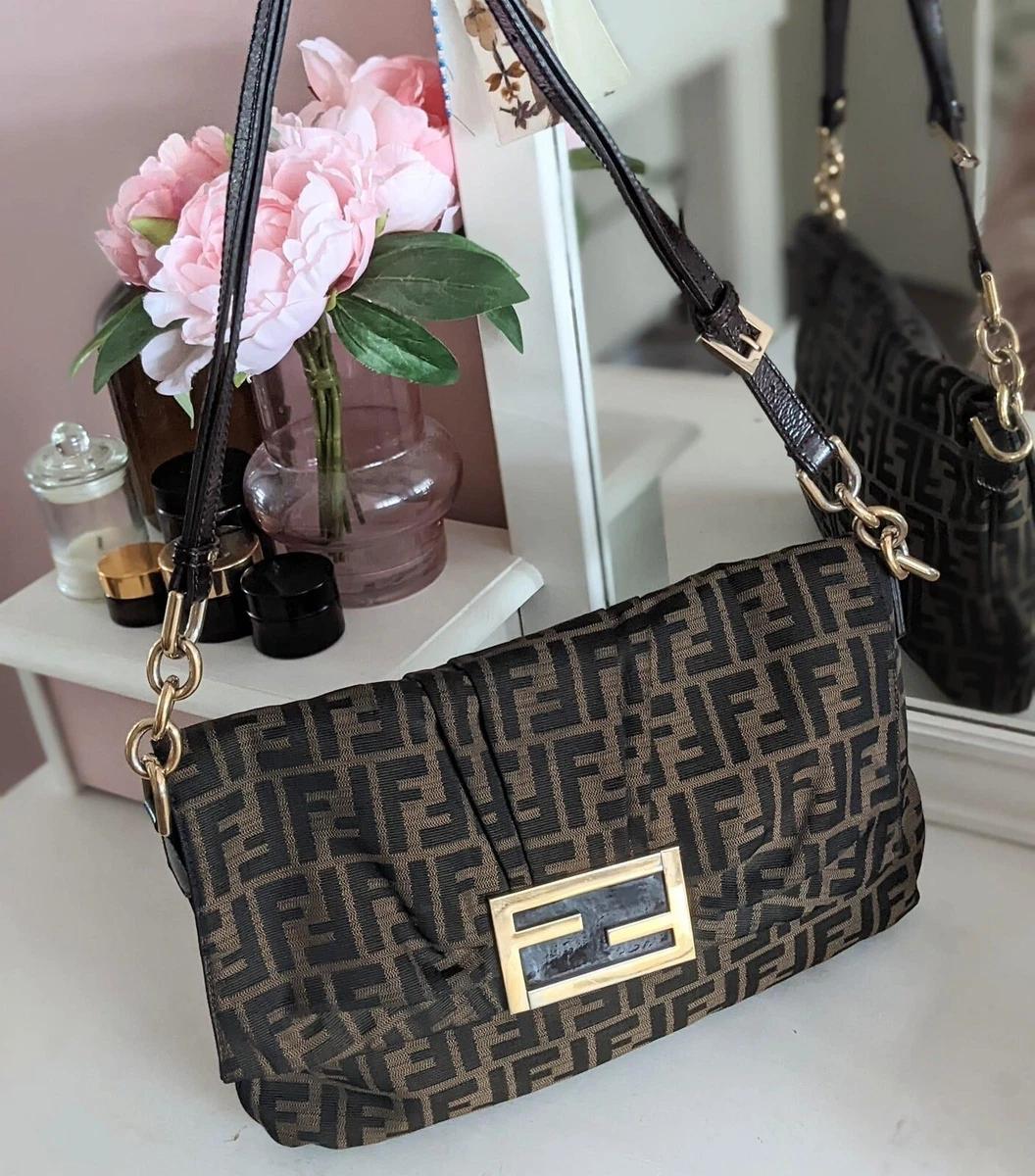 FENDI | ZUCCA MIA BAG | BROWN