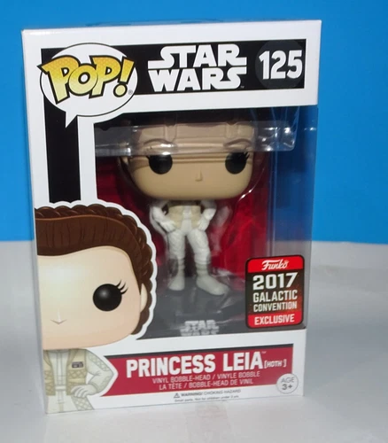 Funko POP! Star Wars #125 Princess Leia Hoth 2017 Galactic Convention Exclusive