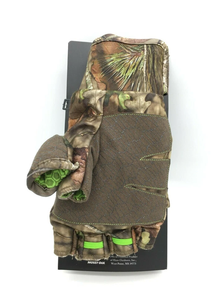 Mossy Oak Heat Retention Non-Slip Palm Pop-Top Magnetic Gloves Youth LG/XL NEW - Image 3 of 4