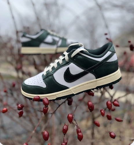 Nike Dunk Low Vintage Green Michigan St Women Size 8.5, Men Size 7 :  DQ8580-100 195867323468 | eBay