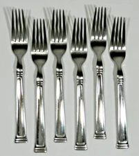 Lenox Esquire Stainless Steel Dinner Fork Set of 6